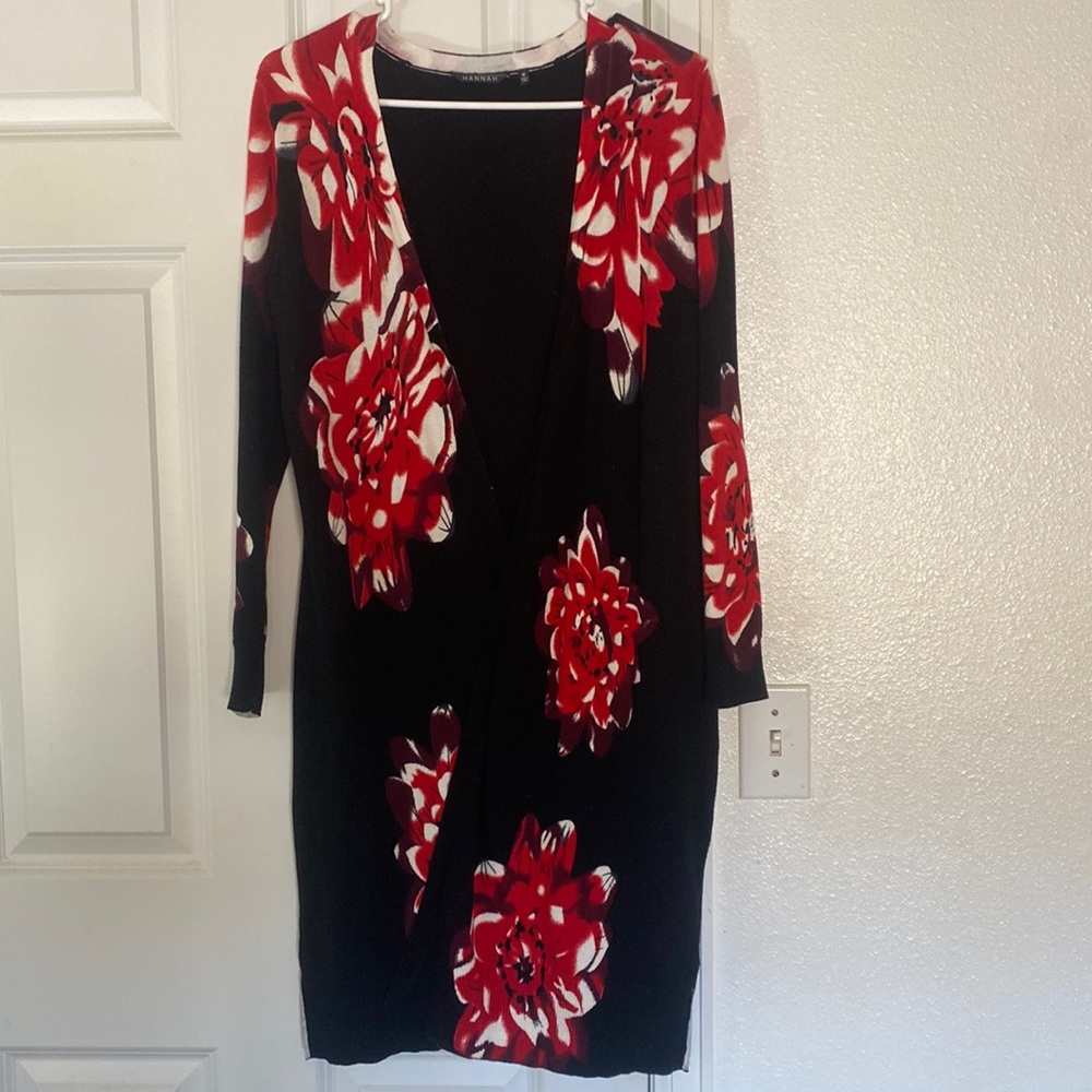 60%corron 40% rayon long sweater. Size medium
